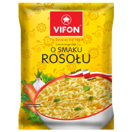 VIFON Zupa błyskawiczna o smaku rosołu (Polskie Smaki) 65g